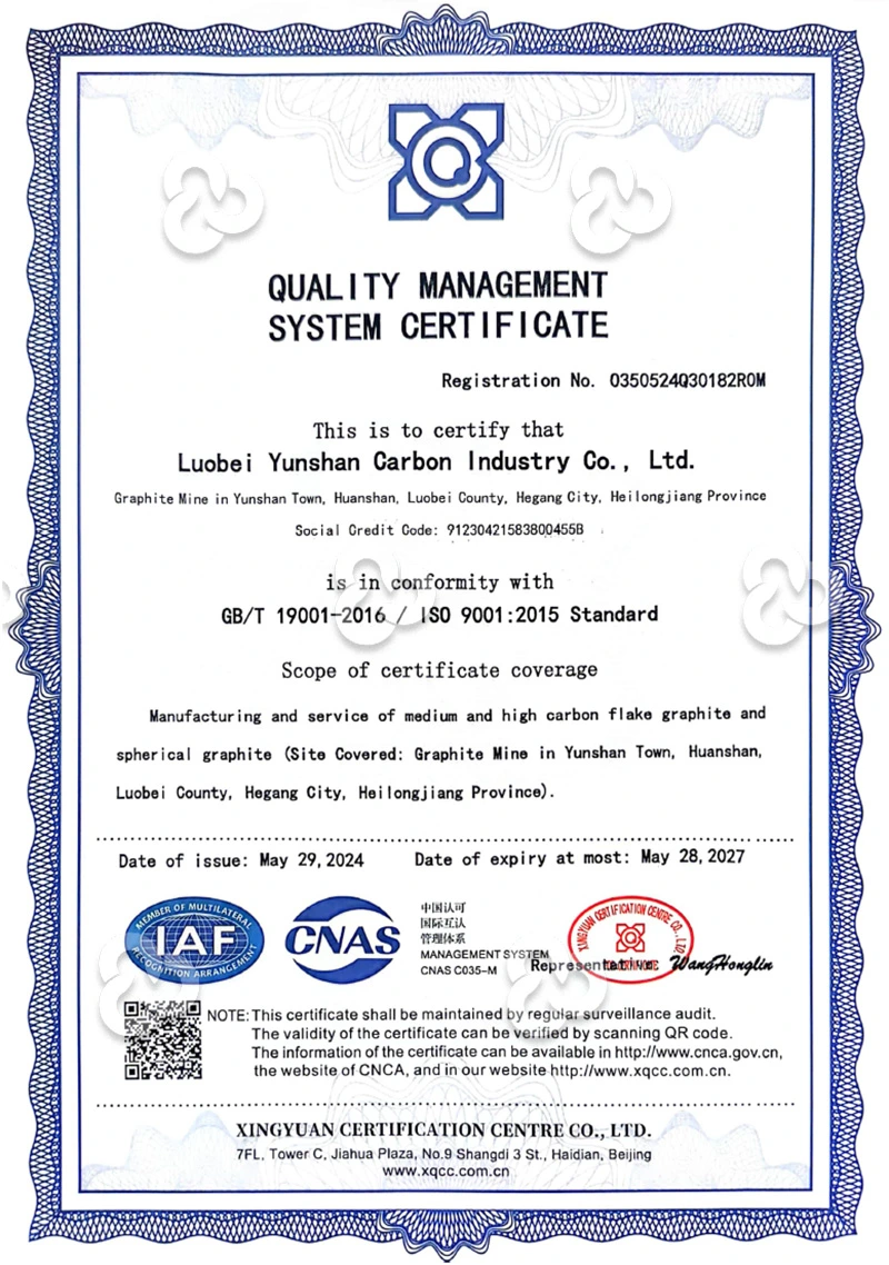 Сертификаты Luobei